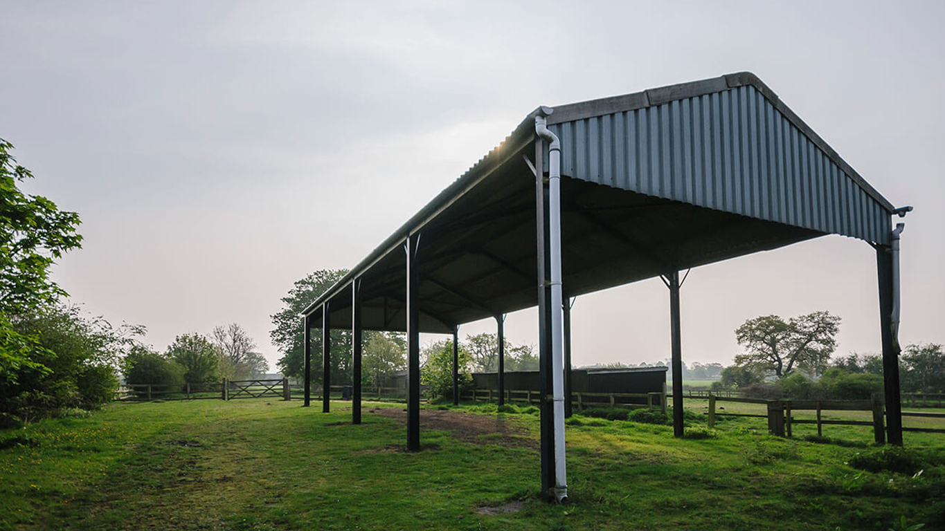 Widok hali stalowej - Łomża